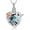 Blue-Rose Gold, variant on Hummingbird Heart Urn Necklace for Ashes Cremation Jewelry for Women Men Stainless Steel Memorial Necklaces Ashes Holder for Human / Pet with Fill Tool