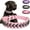 Pink, variant on Dog Collars for Small Dogs, Spike Rivet Pu Leather Studded Stud Spiked Puppy Collar for Small Medium Large Dogs 1Pack