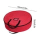 thumbnail image 3 of Herunwer Wreath Storage Bag Round Holiday, Easter, Fall & Christmas Artificial Wreaths & Garland- Red Canvas Tote, 3 of 6