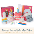 thumbnail image 4 of ComfiTime Crochet Kit for Beginners to Intermediate – Amigurumi Starter Kit w/ Video Tutorials & Step-by-Step Instructions, Complete Animal Craft Accessories for Adults, Kids & Gift Giving,Mice & Pig, 4 of 11
