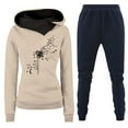 thumbnail image 1 of ICHUANYI liquidación moda mujer Otoño Invierno trajes chándales estampado manga larga pulóver sudaderas con capucha pantalones traje ICHUANYI WER202308174538, 1 of 2