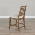 thumbnail image 5 of Home Square 24" Counter Height Barstool with Cushion Seat in Brown - Set of 3, 5 of 7