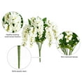 thumbnail image 6 of Vickerman 19 " Artificial White Wisteria Bush., 6 of 7