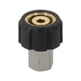 thumbnail image 3 of Mosiee Pressure Cleaner Adapter M22 14/15Mm Female To 3/8 Female Stainless Steel Fitting Pressure Cleaner Adapter Female Connection, 3 of 9