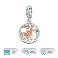 thumbnail image 3 of ROSIANNA 925 Sterling Silver Charm for Bracelets Beer Family Pendant Charm Women Bracelet Charm, 3 of 7