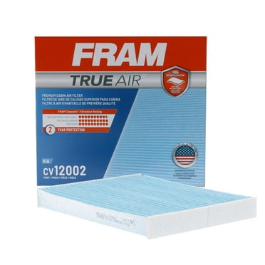 FRAM CV12002 TrueAir Premium Automotive Replacement Cabin Air Filter with N95 Grade Filter Media, for Select Kia Vehicles