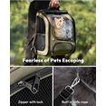 thumbnail image 6 of Cat Backpack Carrier, Large Space Bubble Backpack for Cats & Small Dogs, Breathable Ergonomic 3D Design, Gray, 6 of 14