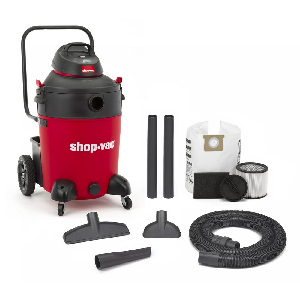 Shop Vac 5973136 14 Gallon 6.5 PHP Wet & Dry Vac With Contractor Cart