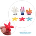 thumbnail image 3 of Shisuyan Résine Corail Couleur Assortie 6 Pcs 2.4X1.6X0.8In, 3 of 9