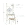 thumbnail image 6 of Linon Dilton 2-Piece Vanity Set and Stool, White, 6 of 9