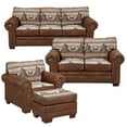 thumbnail image 2 of American Furniture Classics Alpine Lodge 4-piece Sleeper Sofa Set in Brown, 2 of 10