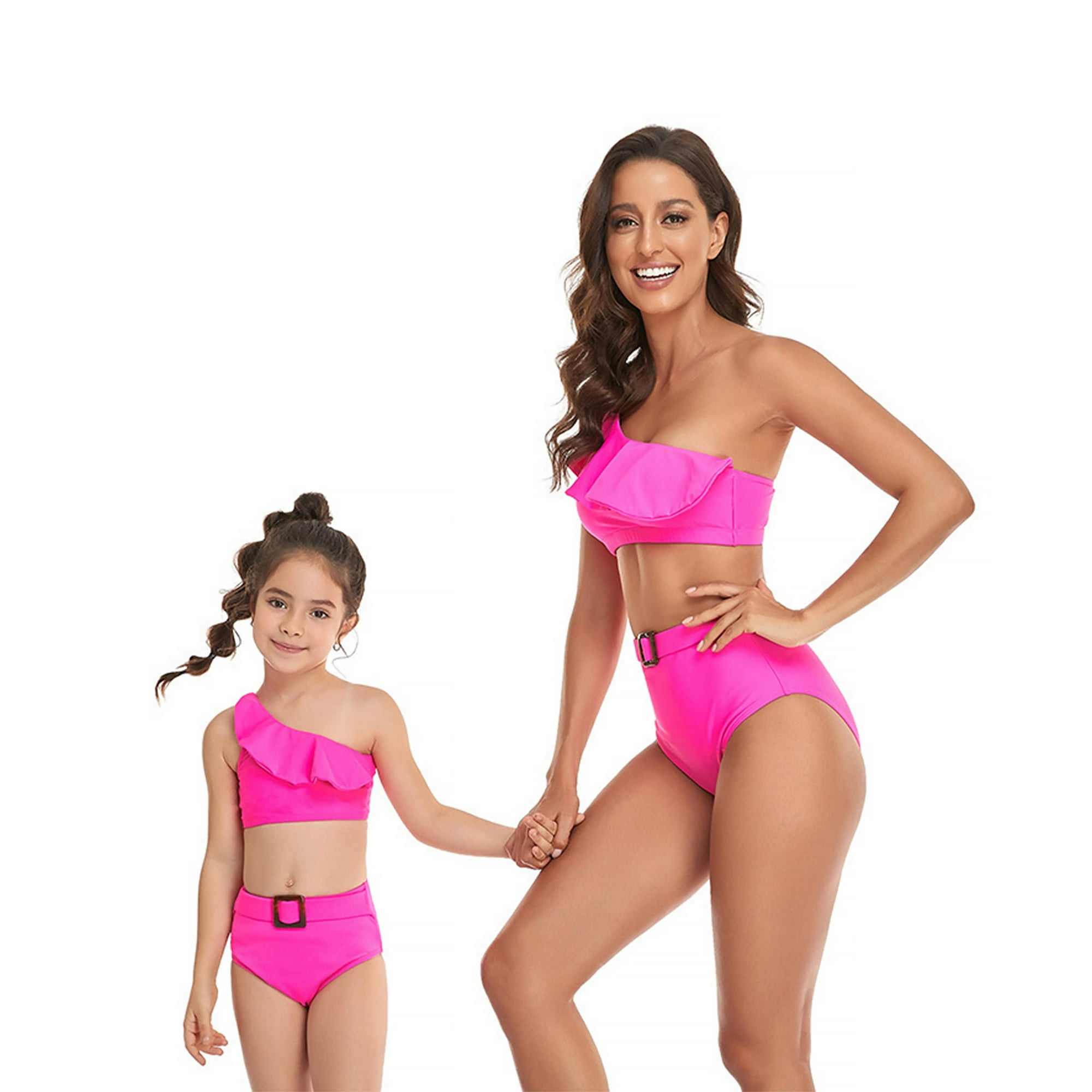 Ensemble de Maillot de Bain Bebe Fille Famille Correspondant Mere Fille Maillot de Bain Baithing Costume Walmart