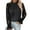 Black, variant on Women's Floral Lace Tops Ruffled Long Sleeve Mock Neck Dressy Casual Blouses Elegant Business Shirts (XL, Black)