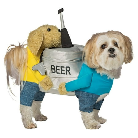 Dogs Carrying Beer Keg Pet Costume, L-XL