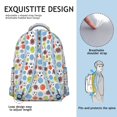 thumbnail image 5 of Softball Sports Students Backpack Baseball Football Soccer Basketball Ball Game School Bag with Team Design, Durable and Adjustable Strap, 5 of 5