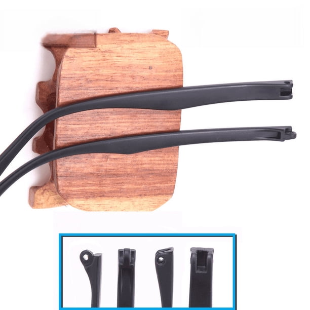 Pata de gafas, un par de accesorios universales, pata de gafas, pata de gafas, pata de gafas TR, pata de gafas, dientes dobles, gafas de un solo diente