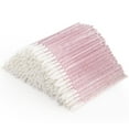 thumbnail image 1 of "300 Counts Lip Applicators Disposable Lip Brushes Crystal Lipstick Lip Gloss Wands, Pink", 1 of 5