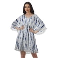 thumbnail image 1 of Moomaya Robes d'Été en Georgette Imprimée Femmes Plage Hawaïennes Mini Robes Femmes, 1 of 6