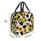 thumbnail image 3 of Easygdp Cute Cow Print Sunflower C Bolsa Térmica Premium - Tela Oxford Impermeable, Gran Capacidad, Bolsillo Frontal, Unisex para Trabajo, Escuela, Actividades al Aire Libre y Picnics, 3 of 8