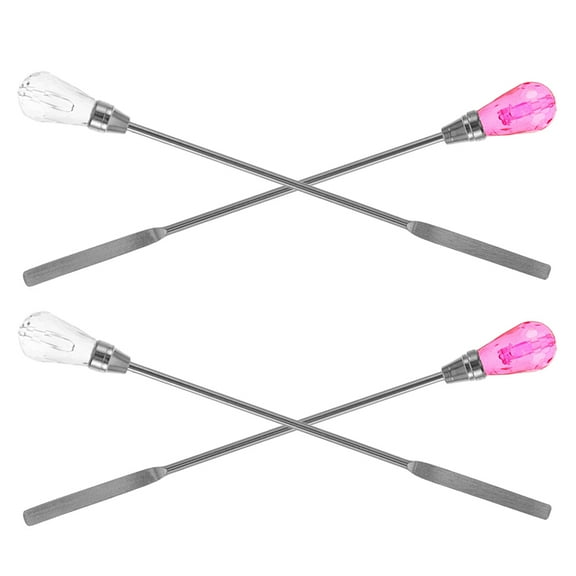 HOOWIFFY 4-Pack Metal Wax Stirring Sticks for Candle Making, Wax Seals, and Crafting, Assorted Colors