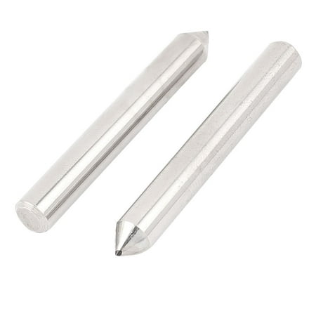 

Unique Bargains Single Point 6mm Dia 50mm Long Round Shank Diamond Dresser Silver Tone 2 Pcs