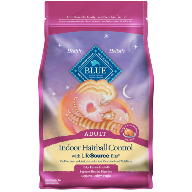 Blue Buffalo Indoor Hairball Control Natural Adult Dry Cat Food