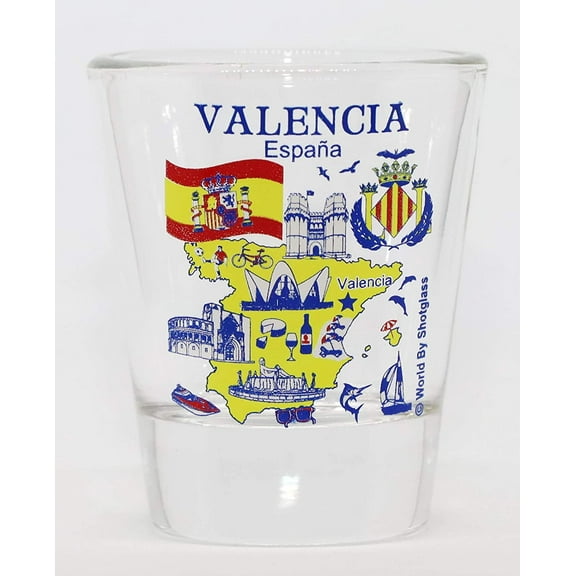 Valencia Spain Great Spanish Cities Collection shot glass