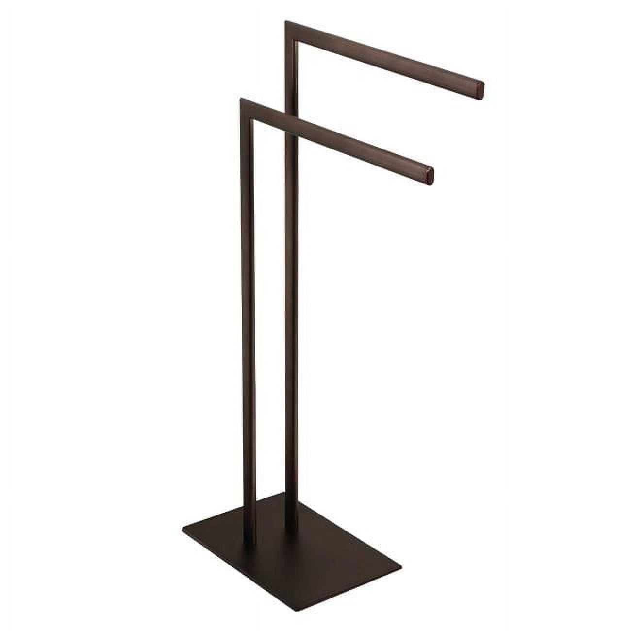 Kingston Brass Edenscape Freestanding Towel Rack - Triple Bar Chrome (24.63" X 8.88" X 31.75")
