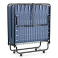 thumbnail image 2 of Patiojoy Folding Bed Mattress with Swivel Casters Twin Portable Foldable Guest Bed with Sturdy Metal Frame&Memory Foam, 2 of 7