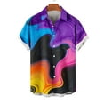 thumbnail image 4 of Rvwovn Men's Funny Graphic Shirts - Short Sleeve Button-Down Tee Tops for Summer, Beach and Holiday, 4 of 6