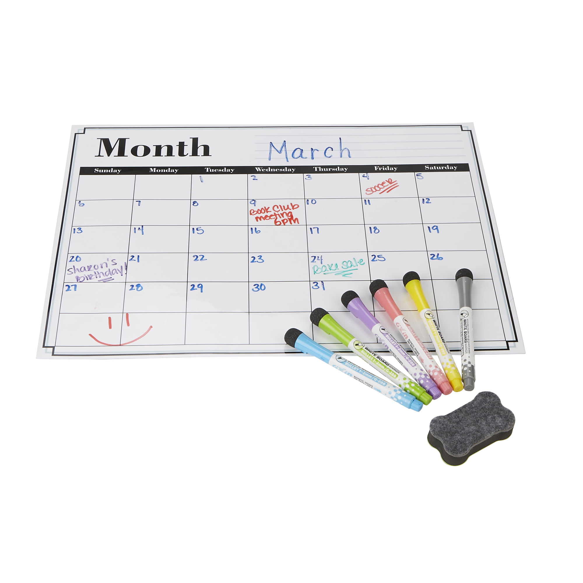 Small Whiteboard Calendar Printable Calendar 2023
