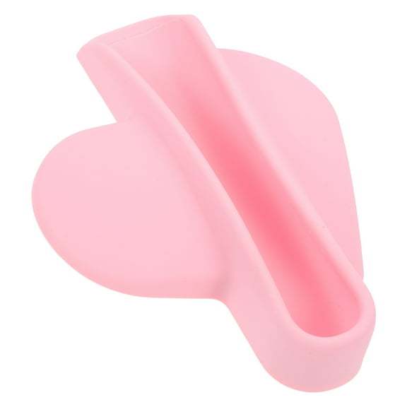 NIAIZEK Silicone Heart Shape Phone Stand and Lip Gloss Holder, Portable Phone Accessory, 1 Piece