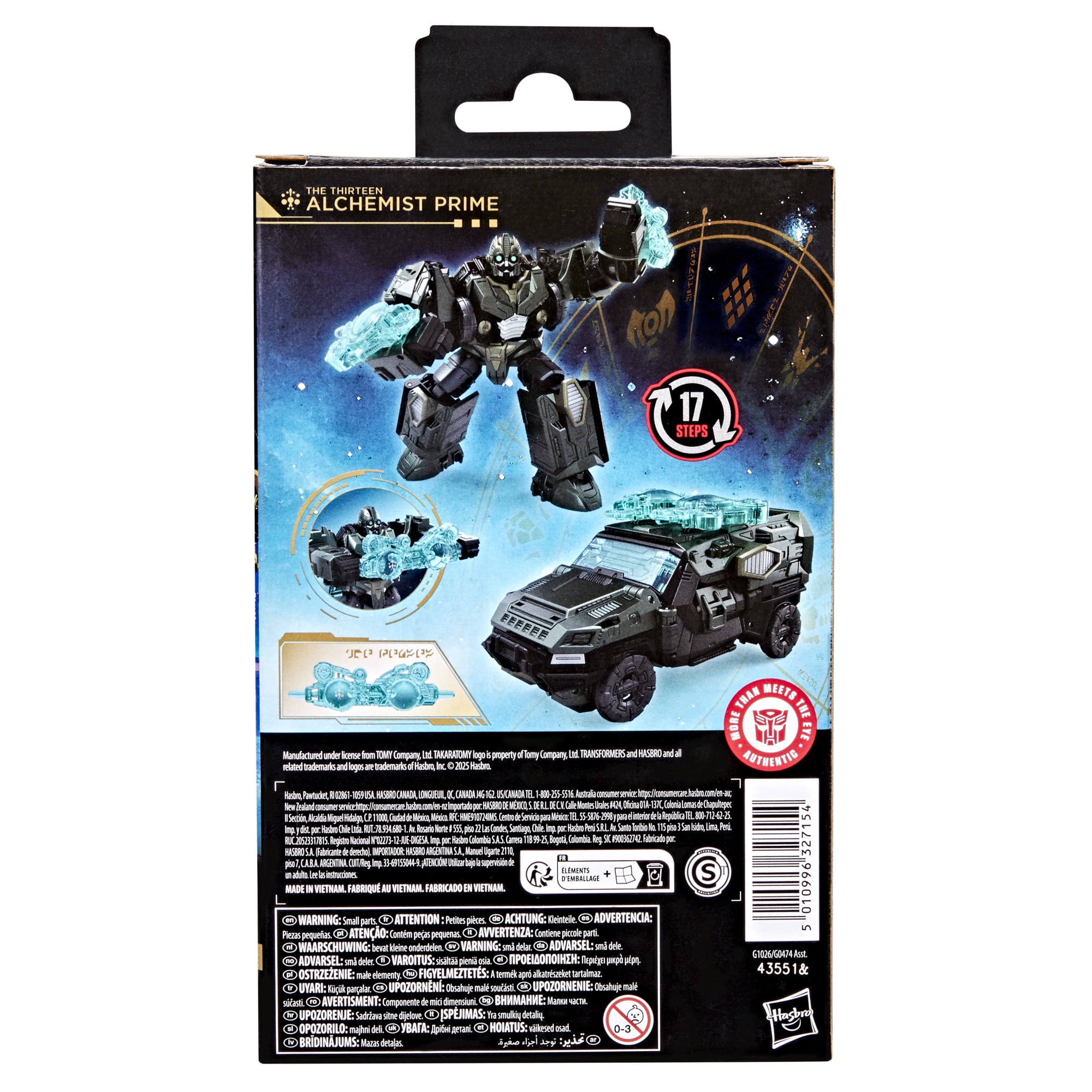 Transformers Age of the Primes Deluxe Class The Thirteen Alchemist Prime 5.5” Action Figure, 8+