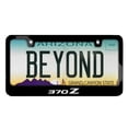 thumbnail image 2 of Nissan 370Z Black Metal License Plate Frame, 2 of 8