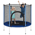 thumbnail image 1 of Trampolín Infantil YEI Bandi de 55 Pulgadas con Red de Seguridad, Protección Acolchonada y Estructura de Acero, 1 of 5