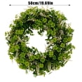 thumbnail image 2 of St Patricks Day Artificial Eucalyptus Wreath Saint Patrick Decorations for Front Door - 20" St Paddys Shamrock Decor for Spring Home Wall Porch Party Supplies, 2 of 8