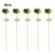 thumbnail image 4 of 5 piezas de anémona artificial Billuyoard con hojas Decoración verde, 4 of 6