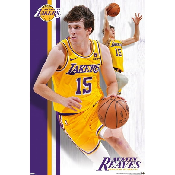NBA Los Angeles Lakers - Austin Reaves 24 Wall Poster, 22.375" x 34"