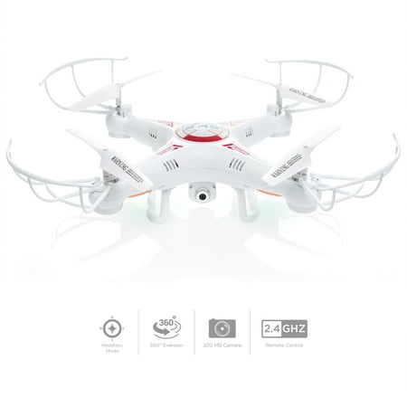 Best Choice Products RC 6-Axis Quadcopter Flying Drone Toy With Gyro and Camera Remote Control LED (Best Night Flying Drones)