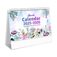 thumbnail image 2 of CAITS Calendrier Mensuel 2025-2026 / Ensemble Cadeau Version Anglaise avec Design Floral, 2 of 6