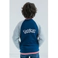 thumbnail image 5 of Pokemon Little Boys French Terry Zip Up Varsity Bomber Jacket Blue 5-6, 5 of 5