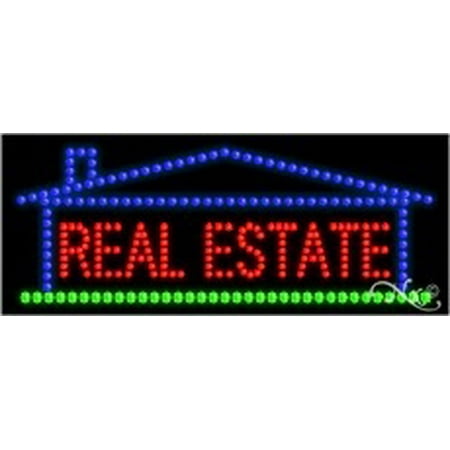 Real Estate Led - Real Estate LED Sign (High Impact, Energy Efficient)