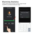 thumbnail image 4 of Electricity , AC90-250V 35mm DIN Rail Mount Multi Function Smart Energy Meter  For Residence, 4 of 8