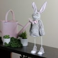 thumbnail image 3 of 17" Gray Spring Loaded Rabbit Table Top Easter Figure, 3 of 3