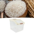 thumbnail image 4 of Rice Container Storage for Home Stores PP Rice Storage Container Cereal Dry Food Storage Container Airtight Flour Storage Bin, 4 of 7