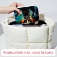 thumbnail image 6 of Starry Animals Velvet Portable Jewelry Stand with Removable Compartment - Travel Organizer, Earring Holder, and Organizer Box - Gift, 6 of 7
