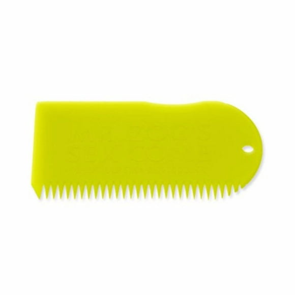 Mr. Zogs Sex Wax Peigne de Cire de Surf (Jaune)