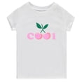 thumbnail image 4 of BTween Girls 4-Piece Summer Tops | Fashionable Short Sleeve T-Shirt | Casual Daily Shirt for Kids - Assorted Colors, 4 of 5