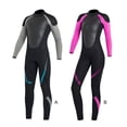 thumbnail image 3 of Naiovety Traje de buceo de manga larga impermeable a prueba de sol traje de buceo para nadar Deportes acuáticos hombre negro M Naiovety OD020697-02, 3 of 6