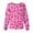 Pink, variant on Breast Cancer Scrub Shirts for Women Pink Ribbons Printed Long Sleeve Scrub Jackets Loose Fit Breast Cancer Awareness Nurse Scrub Jackets with Pockets
